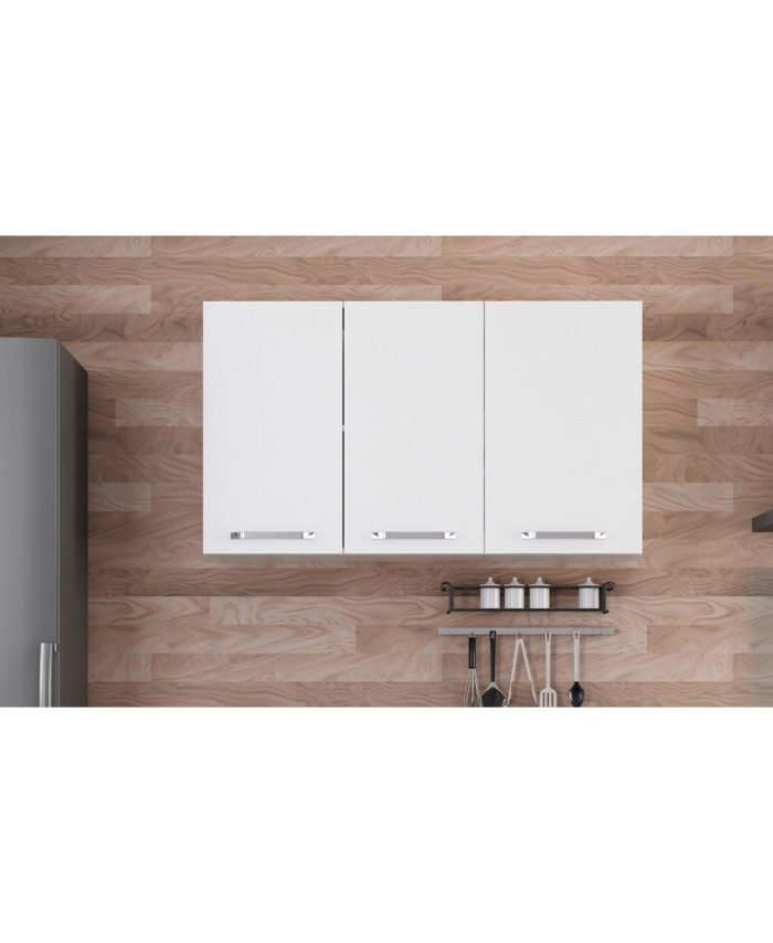 Kayra Home 125 Cm Kitchen Cabinet White 125-B1-Upper Module