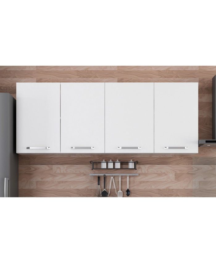 Kayra Home 185 Cm Kitchen Cabinet White 185-B1-Upper Module