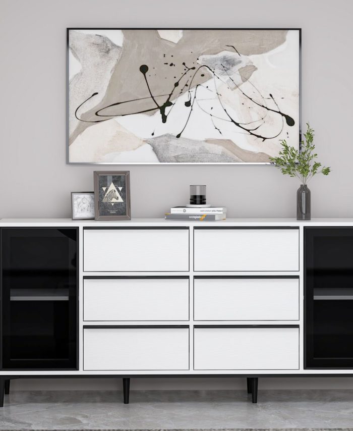 Elevate Console - White Wood