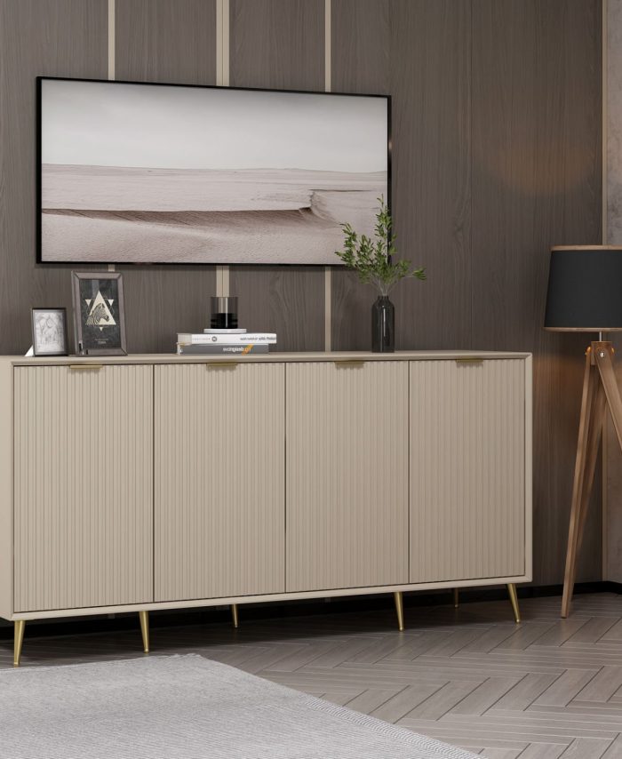 Kale Luxe Console 180cm - Sandstone
